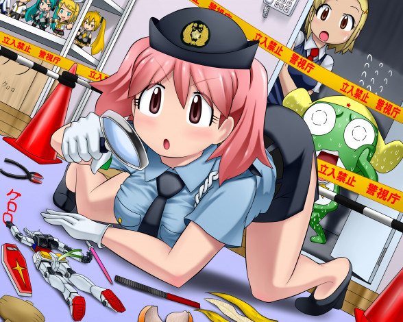 Обои картинки фото аниме, vocaloid, лупв, фон, взгляд, девушка