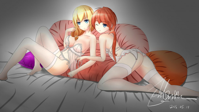 Обои картинки фото zhanzhian shaon, аниме, unknown,  другое, взгляд, фон, девушки