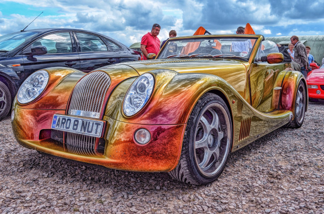 Обои картинки фото автомобили, выставки и уличные фото, morgan, aero, 8