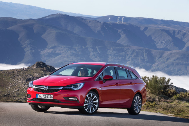 Обои картинки фото автомобили, opel, tourer, sports, astra, biturbo, k, 2016г