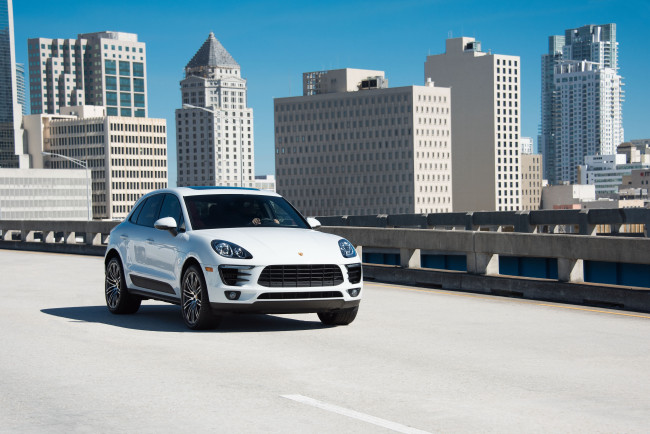 Обои картинки фото автомобили, porsche, 2015г, us-spec, macan, s, 95b