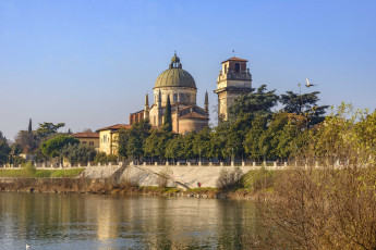 Картинка +giorgio+a+verona города верона+ италия купола