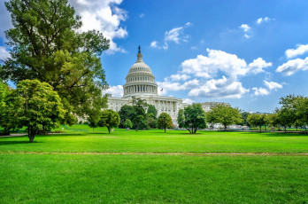 Картинка города вашингтон+ сша округ колумбия капитолий вашингтон