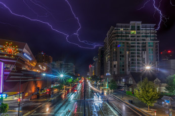 Картинка adelaide города -+огни+ночного+города простор