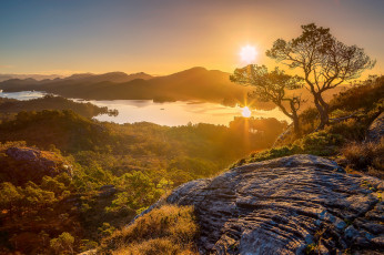 Картинка природа восходы закаты простор