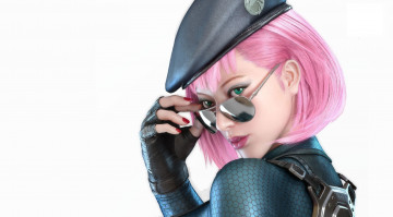 Картинка 3д+графика портрет+ portraits взгляд девушка фон