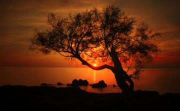 Картинка природа восходы закаты простор