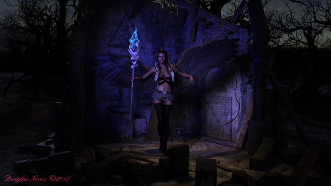 Обои картинки фото 3д графика, эльфы , elves, взгляд, эльфийка, фон