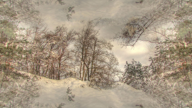 Обои картинки фото природа, зима, простор