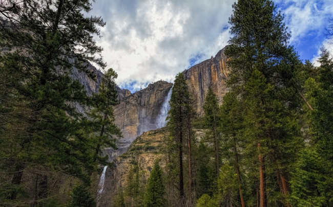 Обои картинки фото природа, водопады, простор