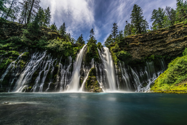 Обои картинки фото природа, водопады, простор