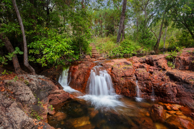 Обои картинки фото природа, водопады, простор