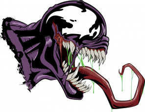 Картинка рисованное комиксы веном