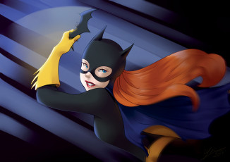 Картинка рисованное комиксы batgirl