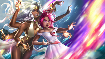 Картинка фэнтези существа девушки фон взгляд униформа