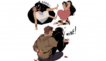 Картинка рисованное кино веном эдди брок