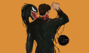 Картинка рисованное кино веном эдди брок