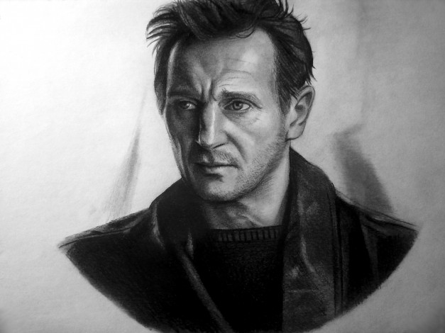 Обои картинки фото рисованное, люди, фон, мужчина, взгляд