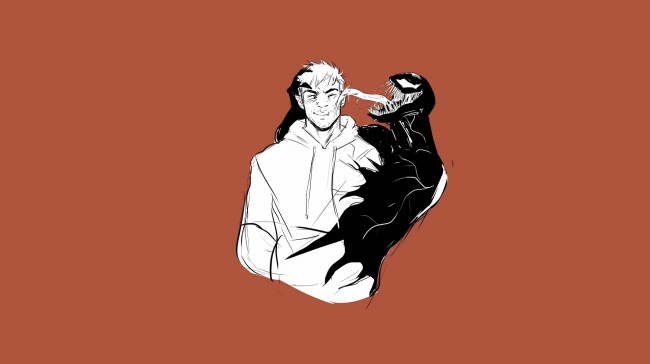 Обои картинки фото рисованное, кино, веном