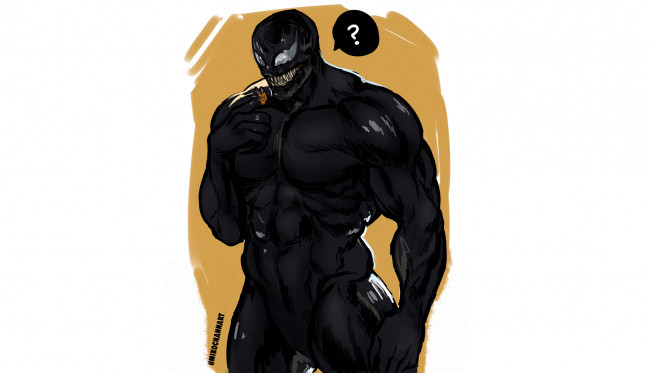 Обои картинки фото рисованное, кино, веном