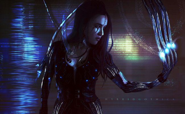 Обои картинки фото фэнтези, роботы,  киборги,  механизмы, киборг