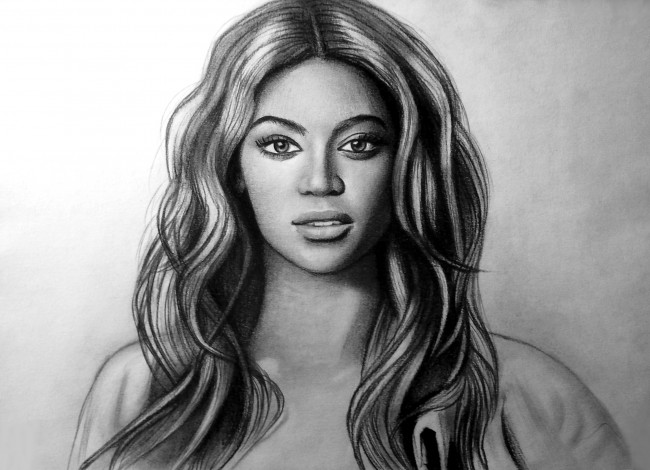 Обои картинки фото рисованное, люди, взгляд, фон, девушка