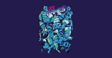 Картинка видео+игры ---другое donkey kong duck hunt minimalist samus aran марио