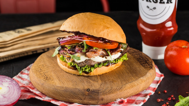 Обои картинки фото еда, бутерброды,  гамбургеры,  канапе, бургер