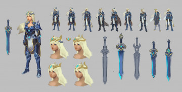 Картинка видео+игры league+of+legends мечи образы