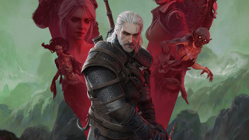 Картинка the+witcher+3 +wild+hunt видео+игры ведьмак 3 дикая охота постер персонаж