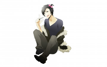 Картинка аниме durarara orihara izaya изая орихара