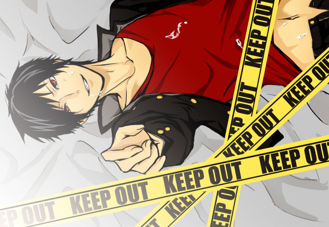 Обои картинки фото аниме, durarara, orihara, izaya, изая, орихара