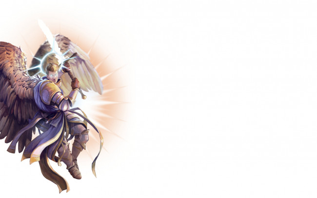 Обои картинки фото видео игры, pathfinder,  wrath of the righteous, ангел, меч