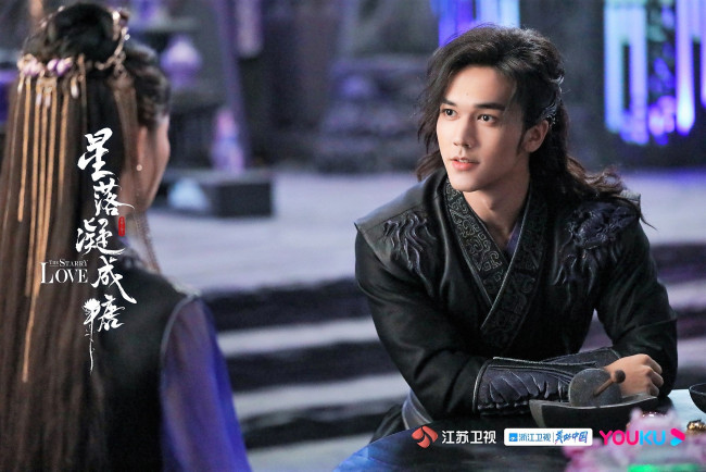 Обои картинки фото кино фильмы, the starry love, парень, девушка, разговор