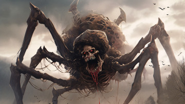 Картинка фэнтези существа паук