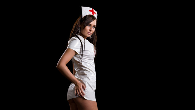 Обои картинки фото девушки, - медсестры, медсестра, красивая, девушка