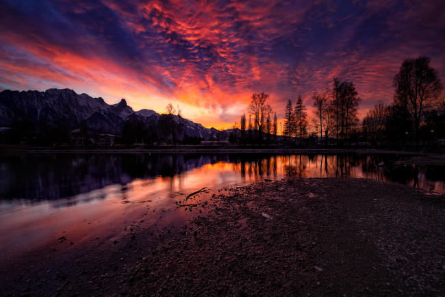 Обои картинки фото природа, восходы, закаты, закат