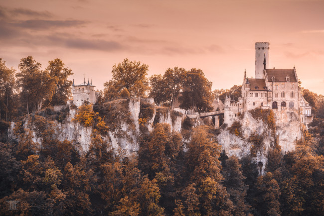 Обои картинки фото замок лихтенштайн,  баден-вюртемберг, города, - дворцы,  замки,  крепости, замок