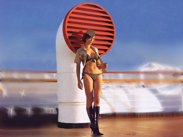 Обои картинки фото Catherine Bell, девушки