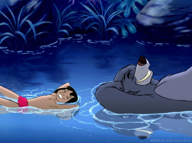 Обои картинки фото мультфильмы, the, jungle, book