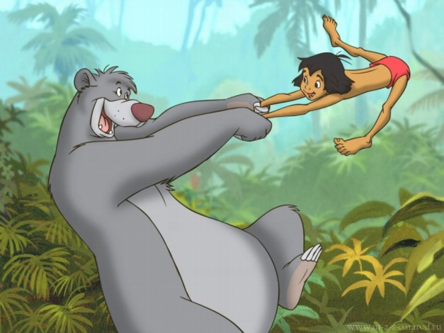 Обои картинки фото мультфильмы, the, jungle, book