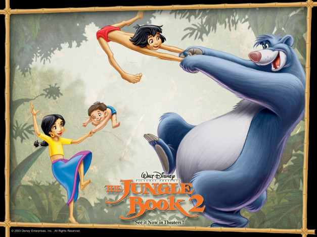 Обои картинки фото мультфильмы, the, jungle, book
