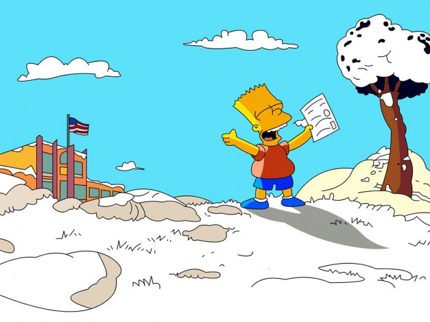 Обои картинки фото мультфильмы, the, simpsons