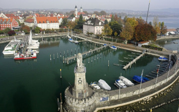 Картинка lindau города панорамы