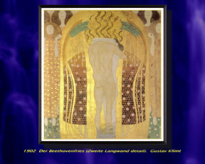 обоя gustav, klimt, рисованные