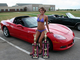 Картинка автомобили авто девушками