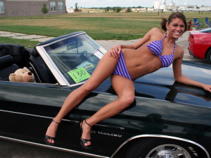 Картинка автомобили авто девушками