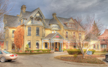 Картинка города здания дома