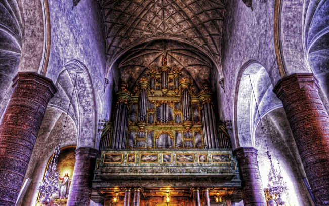 Обои картинки фото интерьер, убранство, роспись, храма