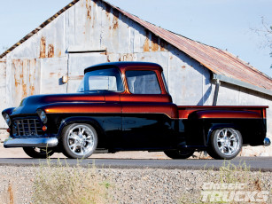 Картинка 1955 chevrolet truck автомобили custom pick up